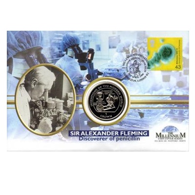 1995 BU 1 Crown - Sir Alexander Fleming Commemorative Coin